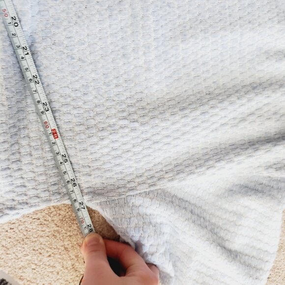 New York Laundry Thermal Lagenlook Boho Button Tie Lounge Top 3X - Picture 6 of 8